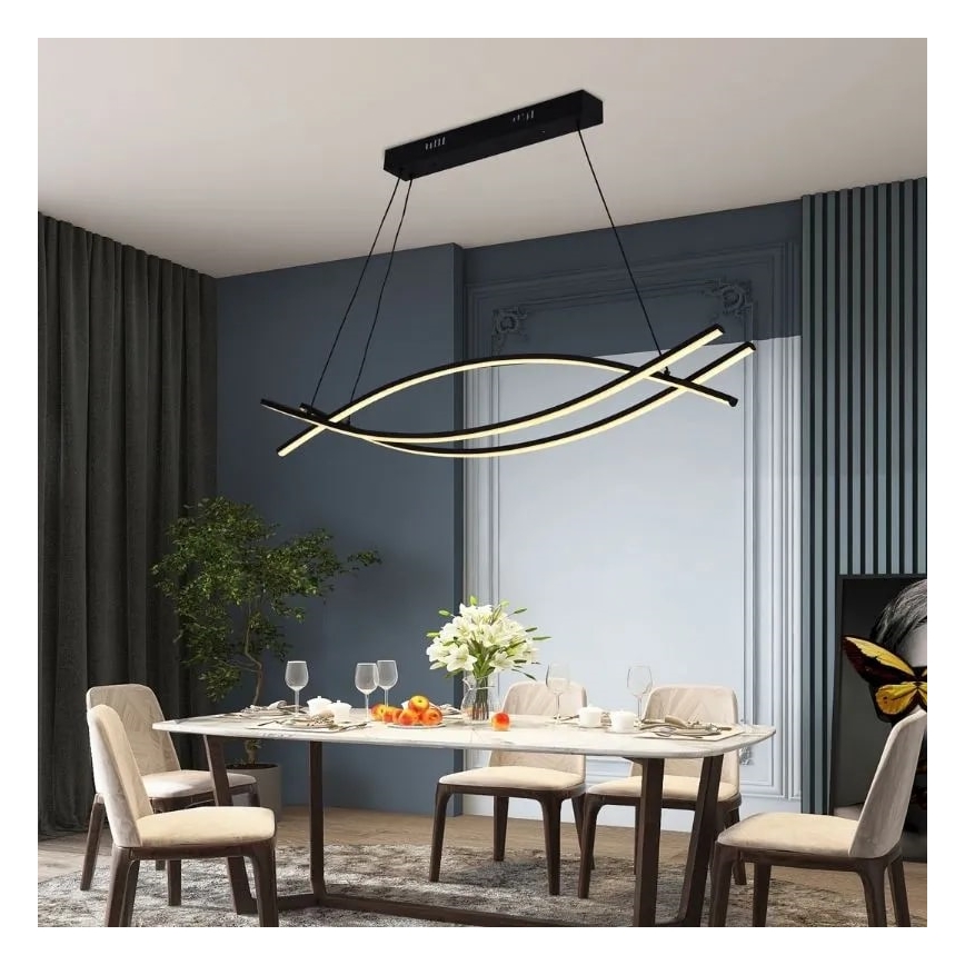Himmennettävä LED-kattokruunu johdossa LED/70W/230V 3000-6500K + kauko-ohjaus