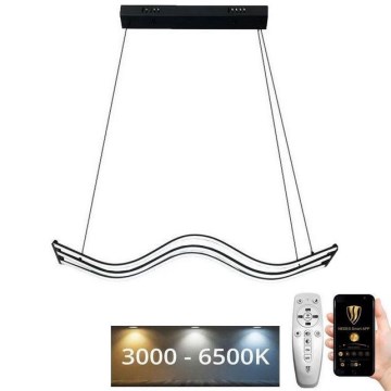 Himmennettävä LED-kattokruunu johdossa LED/70W/230V 3000-6500K + kauko-ohjaus