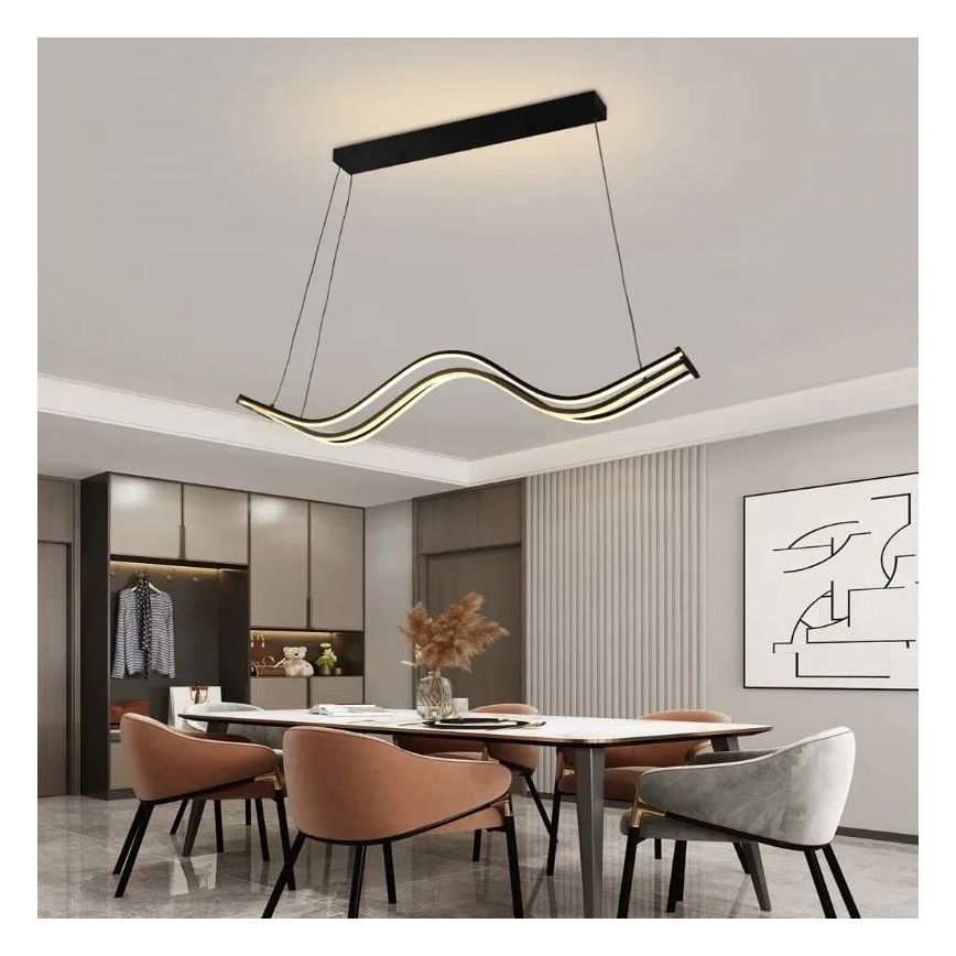 Himmennettävä LED-kattokruunu johdossa LED/70W/230V 3000-6500K + kauko-ohjaus