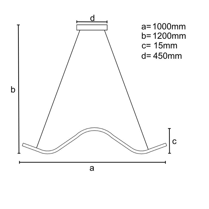 Himmennettävä LED-kattokruunu johdossa LED/70W/230V 3000-6500K + kauko-ohjaus