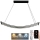 Himmennettävä LED-kattokruunu johdossa LED/70W/230V 3000-6500K + kauko-ohjaus
