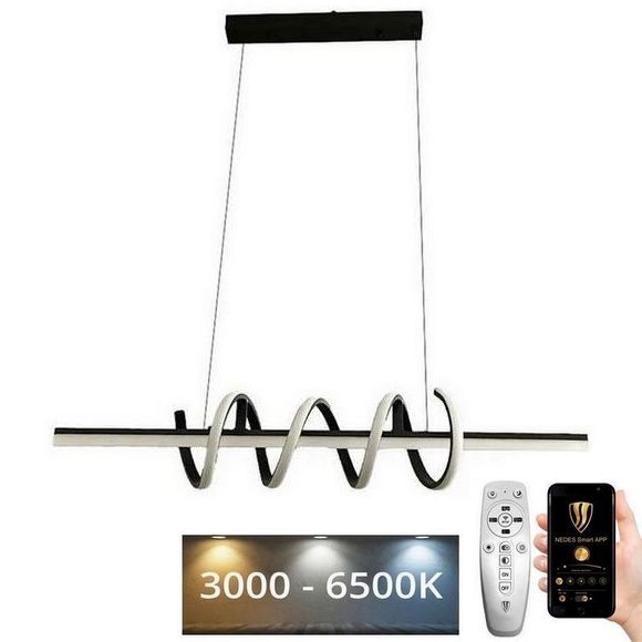 Himmennettävä LED-kattokruunu johdossa LED/70W/230V 3000-6500K + kauko-ohjaus