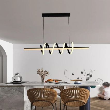 Himmennettävä LED-kattokruunu johdossa LED/70W/230V 3000-6500K + kauko-ohjaus