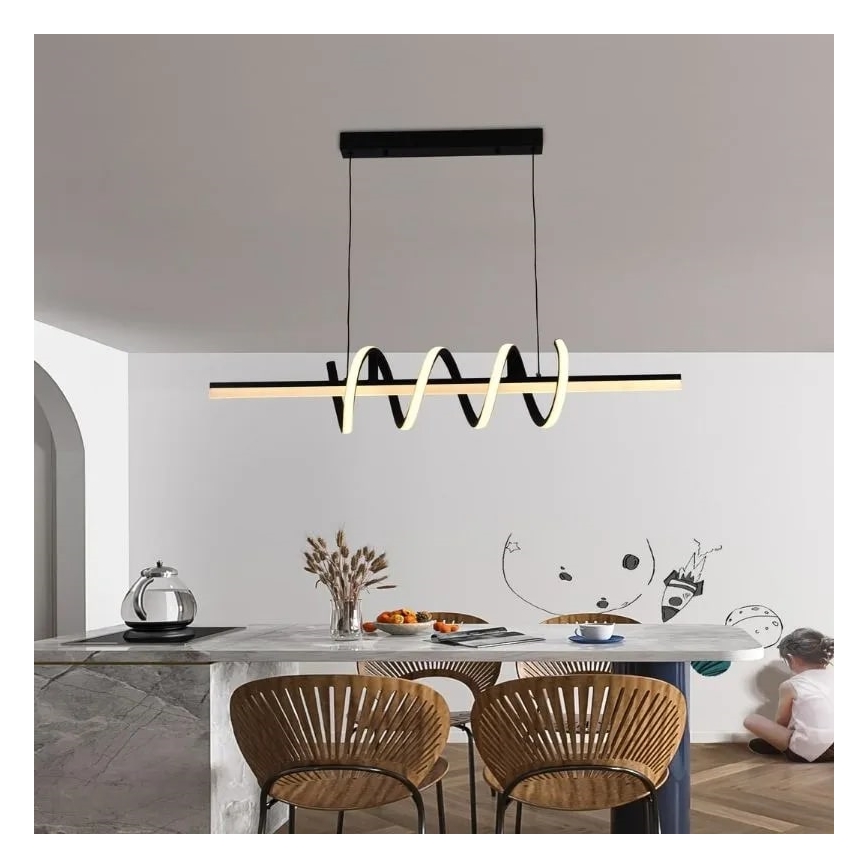 Himmennettävä LED-kattokruunu johdossa LED/70W/230V 3000-6500K + kauko-ohjaus