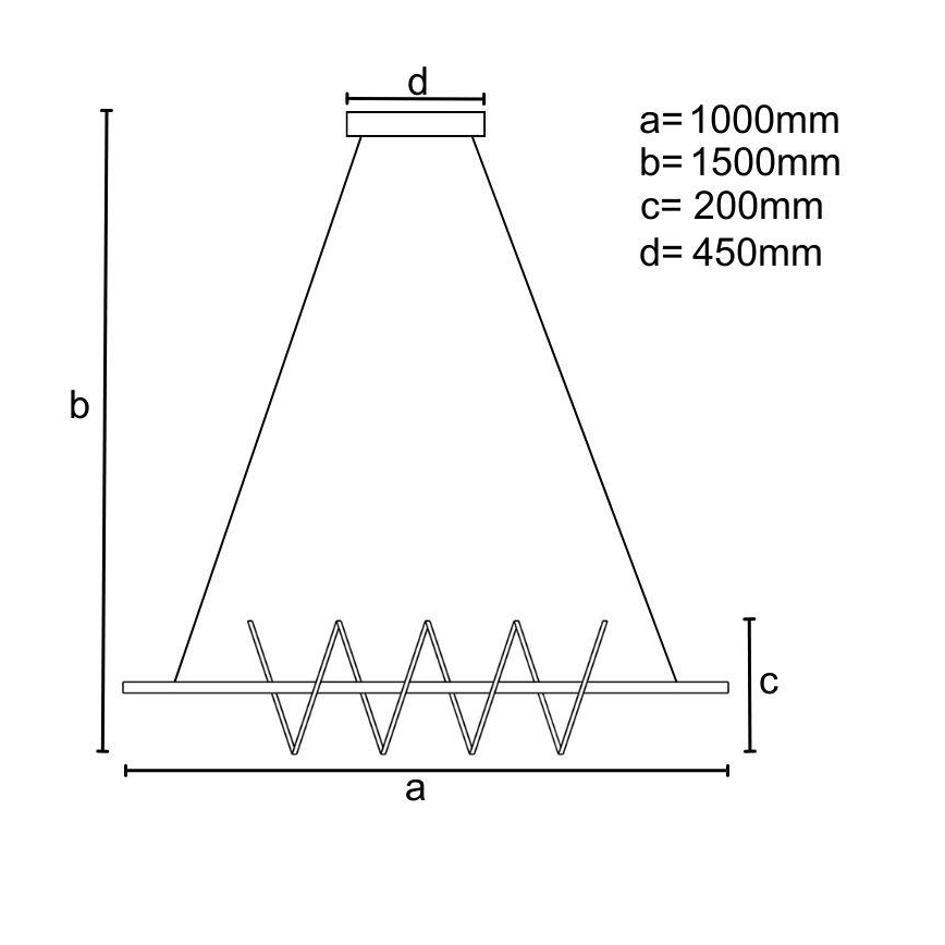 Himmennettävä LED-kattokruunu johdossa LED/70W/230V 3000-6500K + kauko-ohjaus