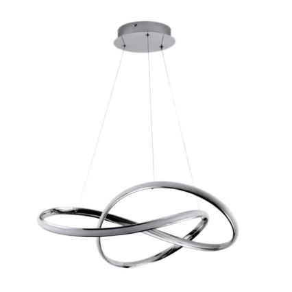 Himmennettävä LED-kattokruunu johdossa LED/70W/230V 3000-6500K kiiltävä kromi + kauko-ohjaus