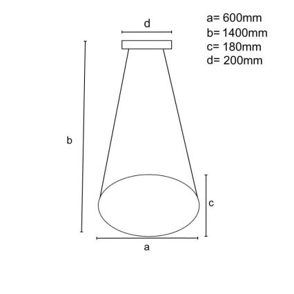Himmennettävä LED-kattokruunu johdossa LED/70W/230V 3000-6500K kiiltävä kromi + kauko-ohjaus