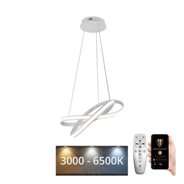 Himmennettävä LED-kattokruunu johdossa LED/70W/230V 3000-6500K valkoinen + kauko-ohjaus