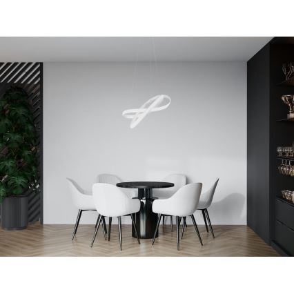 Himmennettävä LED-kattokruunu johdossa LED/70W/230V 3000-6500K valkoinen + kauko-ohjaus