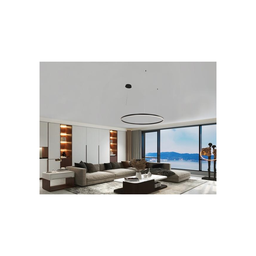 Himmennettävä LED-kattokruunu johdossa LED/72W/230V 3000-6500K + kauko-ohjaus