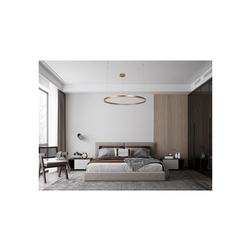 Himmennettävä LED-kattokruunu johdossa LED/72W/230V 3000-6500K + kauko-ohjaus