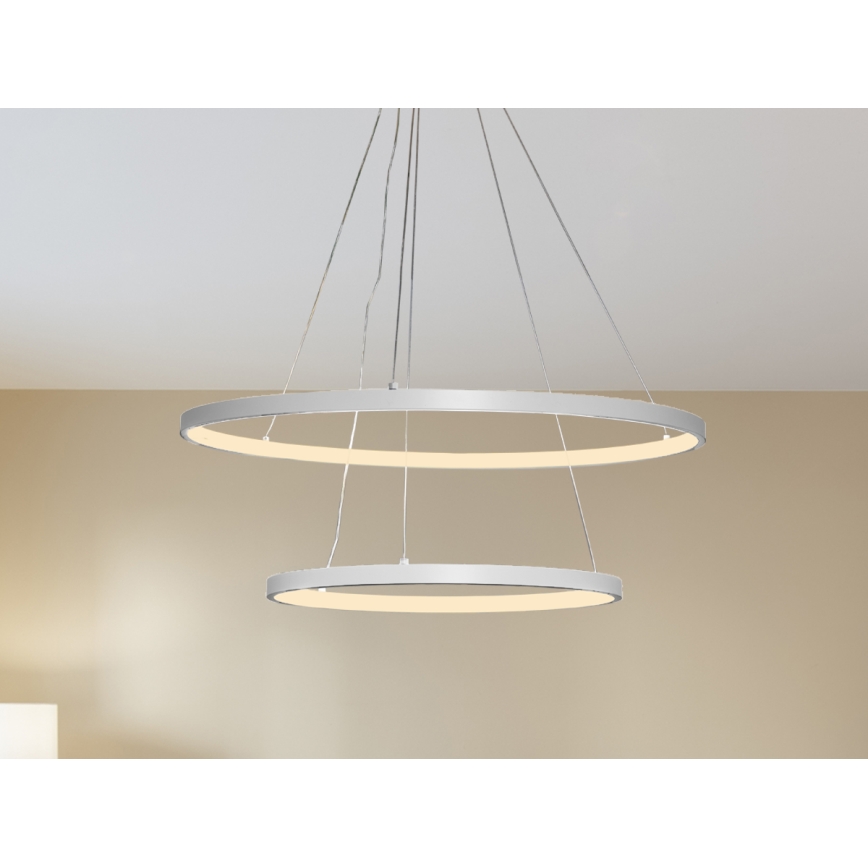 Himmennettävä LED-kattokruunu johdossa LED/75W/230V 3000-6500K halkaisija 60 cm + kauko-ohjaus