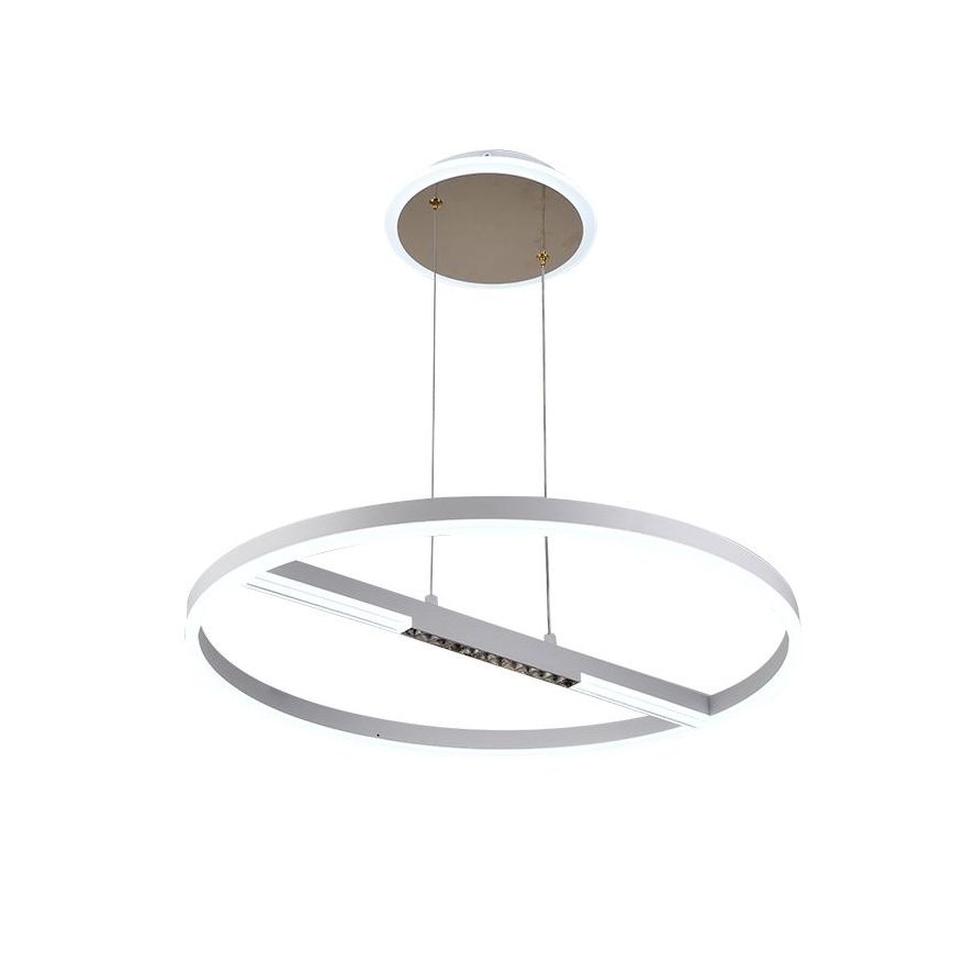 Himmennettävä LED-kattokruunu johdossa LED/75W/230V 3000-6500K halkaisija 60 cm + kauko-ohjaus
