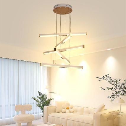Himmennettävä LED-kattokruunu johdossa LED/75W/230V 3000-6500K + kauko-ohjaus