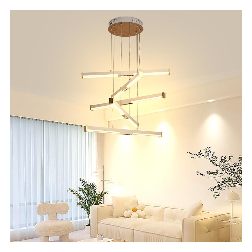 Himmennettävä LED-kattokruunu johdossa LED/75W/230V 3000-6500K + kauko-ohjaus