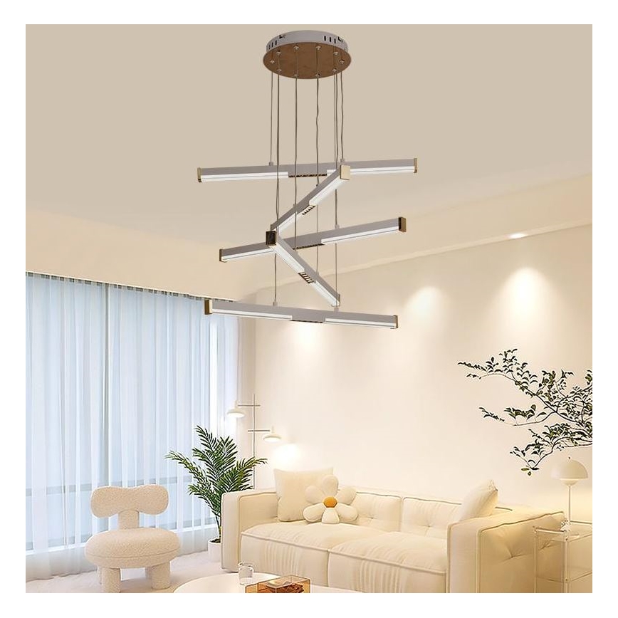 Himmennettävä LED-kattokruunu johdossa LED/75W/230V 3000-6500K + kauko-ohjaus