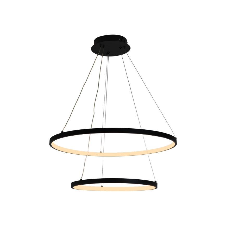 Himmennettävä LED-kattokruunu johdossa LED/75W/230V 3000-6500K halkaisija 60 cm + kauko-ohjaus