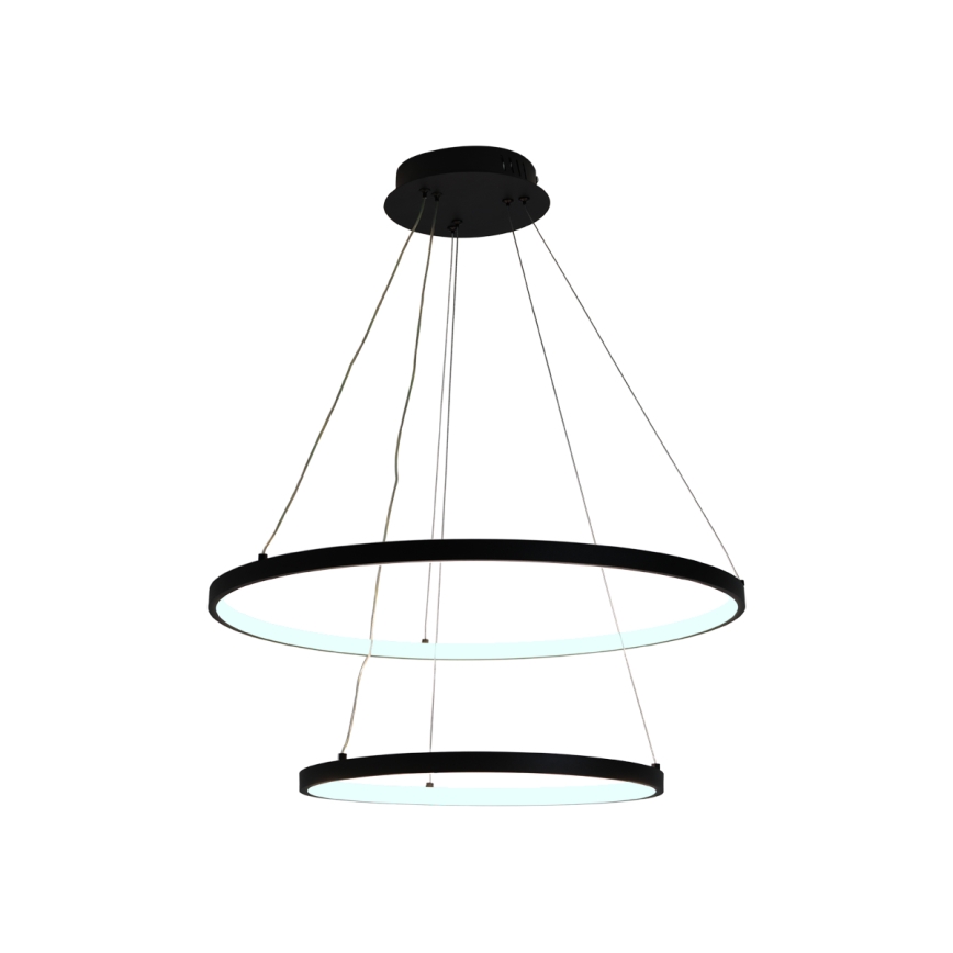 Himmennettävä LED-kattokruunu johdossa LED/75W/230V 3000-6500K halkaisija 60 cm + kauko-ohjaus