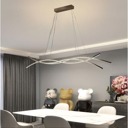 Himmennettävä LED-kattokruunu johdossa LED/80W/230V 3000-6500K + kauko-ohjaus