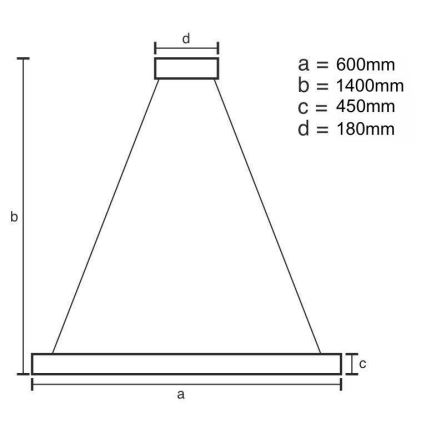 LED Himmennettävä kristalli kattokruunu johdossa LED/80W/230V 3000-6500K kulta + kauko-ohjaus