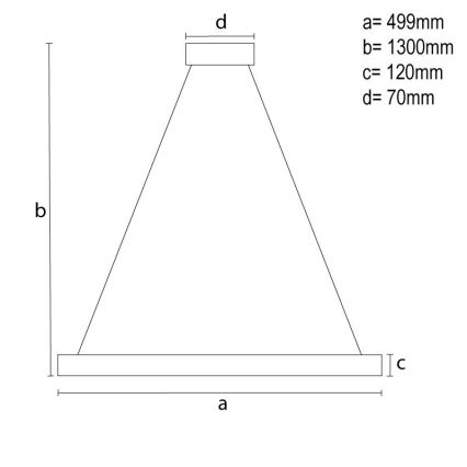 LED Himmennettävä kristalli kattokruunu johdossa LED/80W/230V 3000-6500K musta + kauko-ohjaus