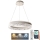 Himmennettävä LED-kattokruunu johdossa LED/80W/230V 3000-6500K valkoinen + kauko-ohjaus