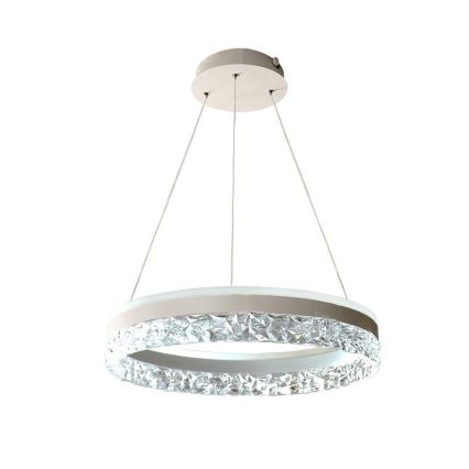 Himmennettävä LED-kattokruunu johdossa LED/80W/230V 3000-6500K valkoinen + kauko-ohjaus