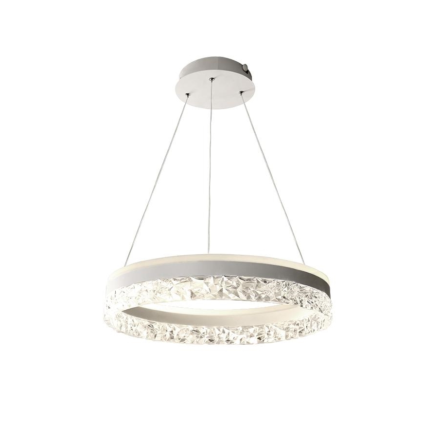 Himmennettävä LED-kattokruunu johdossa LED/80W/230V 3000-6500K valkoinen + kauko-ohjaus