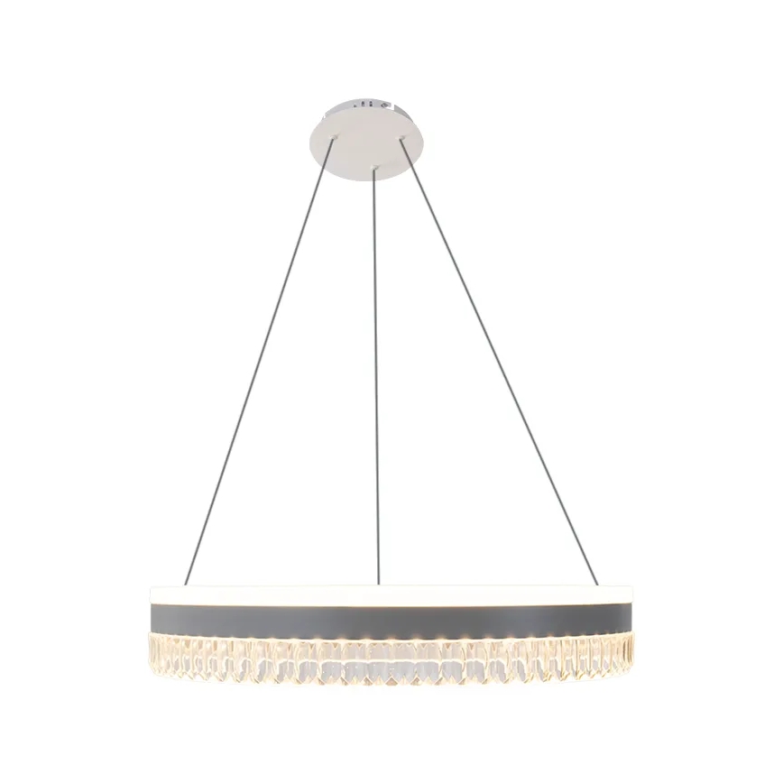 LED Himmennettävä kristalli kattokruunu johdossa LED/80W/230V 3000-6500K valkoinen + kauko-ohjaus