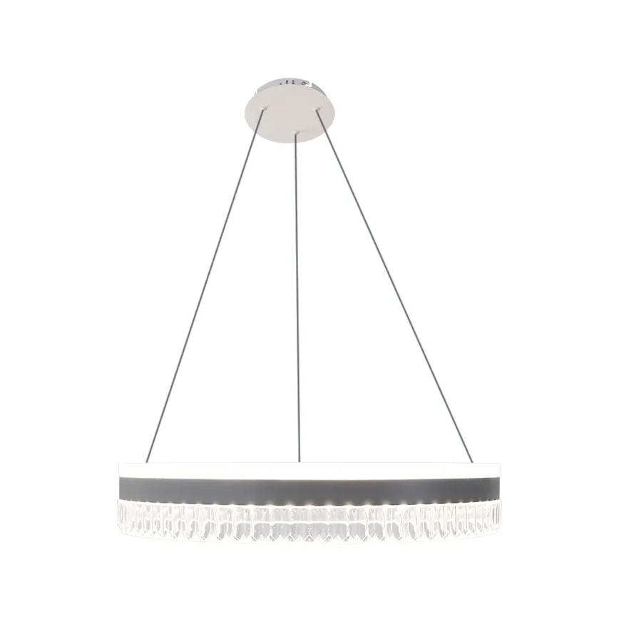 LED Himmennettävä kristalli kattokruunu johdossa LED/80W/230V 3000-6500K valkoinen + kauko-ohjaus