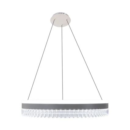LED Himmennettävä kristalli kattokruunu johdossa LED/80W/230V 3000-6500K valkoinen + kauko-ohjaus