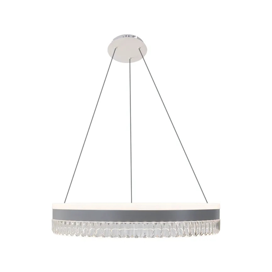 LED Himmennettävä kristalli kattokruunu johdossa LED/80W/230V 3000-6500K valkoinen + kauko-ohjaus