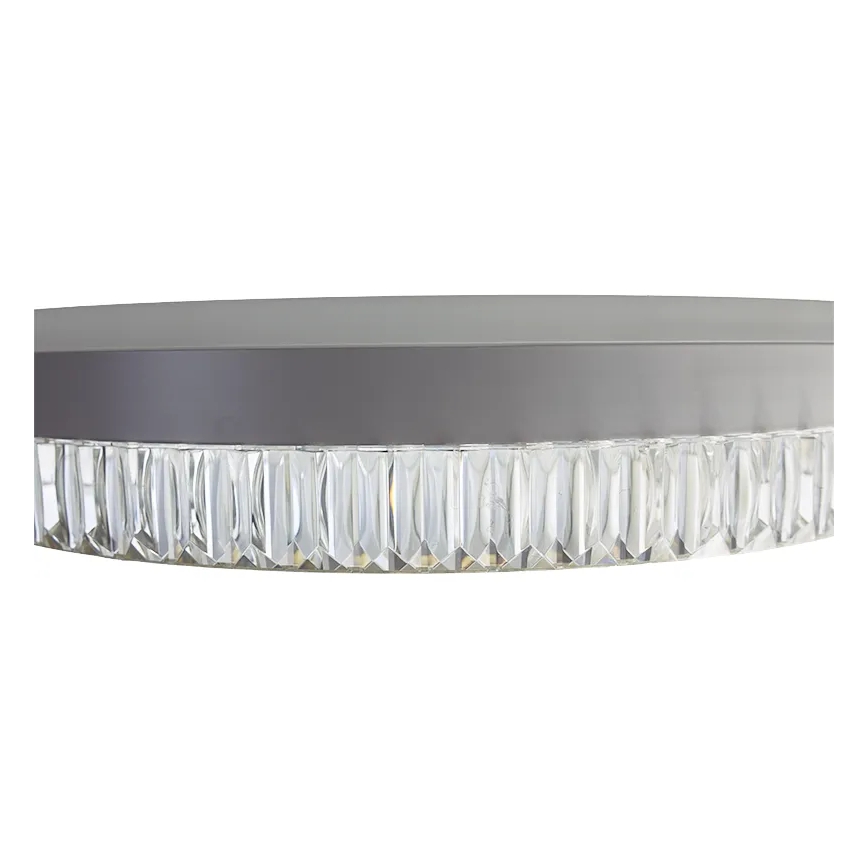 LED Himmennettävä kristalli kattokruunu johdossa LED/80W/230V 3000-6500K valkoinen + kauko-ohjaus
