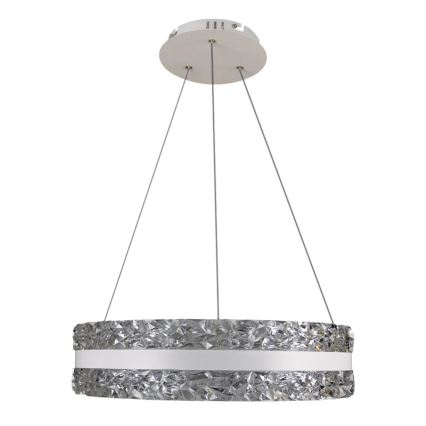 LED Himmennettävä kristalli kattokruunu johdossa LED/80W/230V 3000-6500K valkoinen + kauko-ohjaus