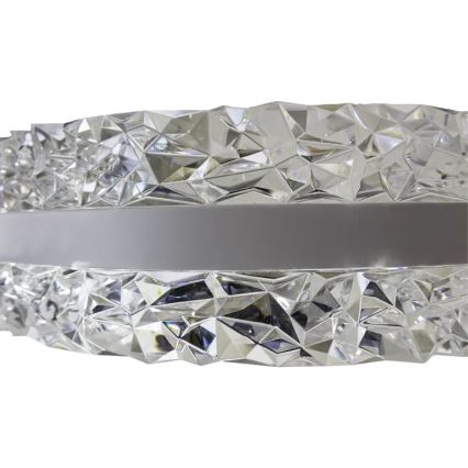 LED Himmennettävä kristalli kattokruunu johdossa LED/80W/230V 3000-6500K valkoinen + kauko-ohjaus