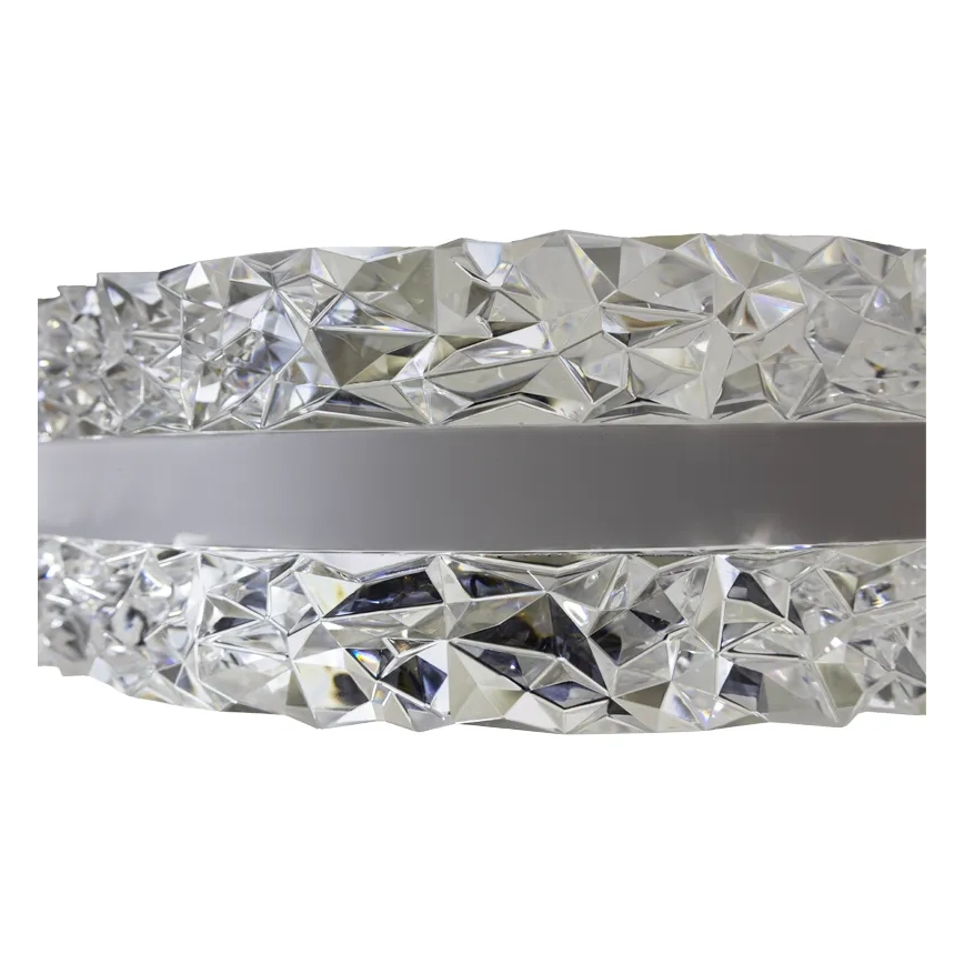 LED Himmennettävä kristalli kattokruunu johdossa LED/80W/230V 3000-6500K valkoinen + kauko-ohjaus