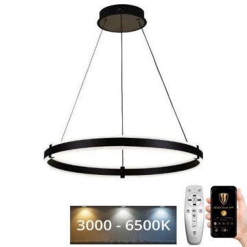 Himmennettävä LED-kattokruunu johdossa LED/85W/230V 3000-6500K halkaisija 60 cm + kauko-ohjaus