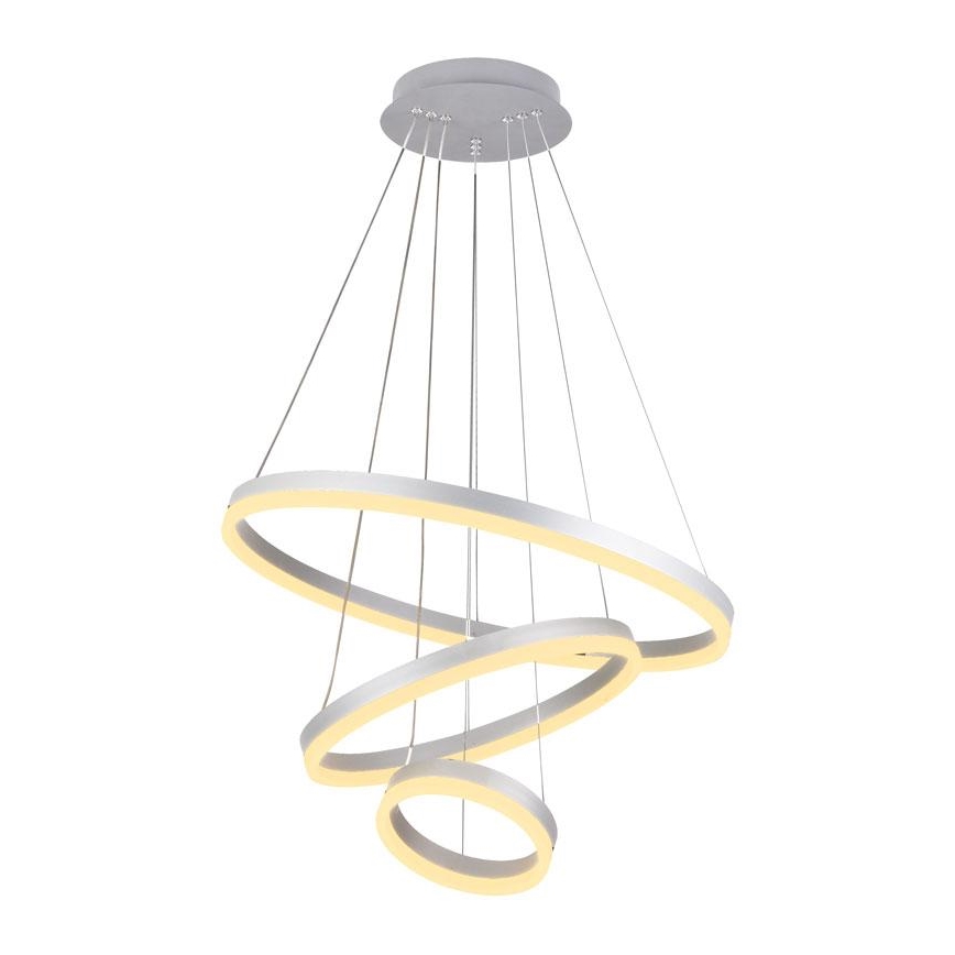 Himmennettävä LED-kattokruunu johdossa LED/85W/230V 3000-6500K halkaisija 60 cm halkaisija 60 cm + kauko-ohjaus