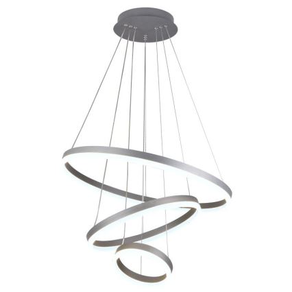 Himmennettävä LED-kattokruunu johdossa LED/85W/230V 3000-6500K halkaisija 60 cm halkaisija 60 cm + kauko-ohjaus