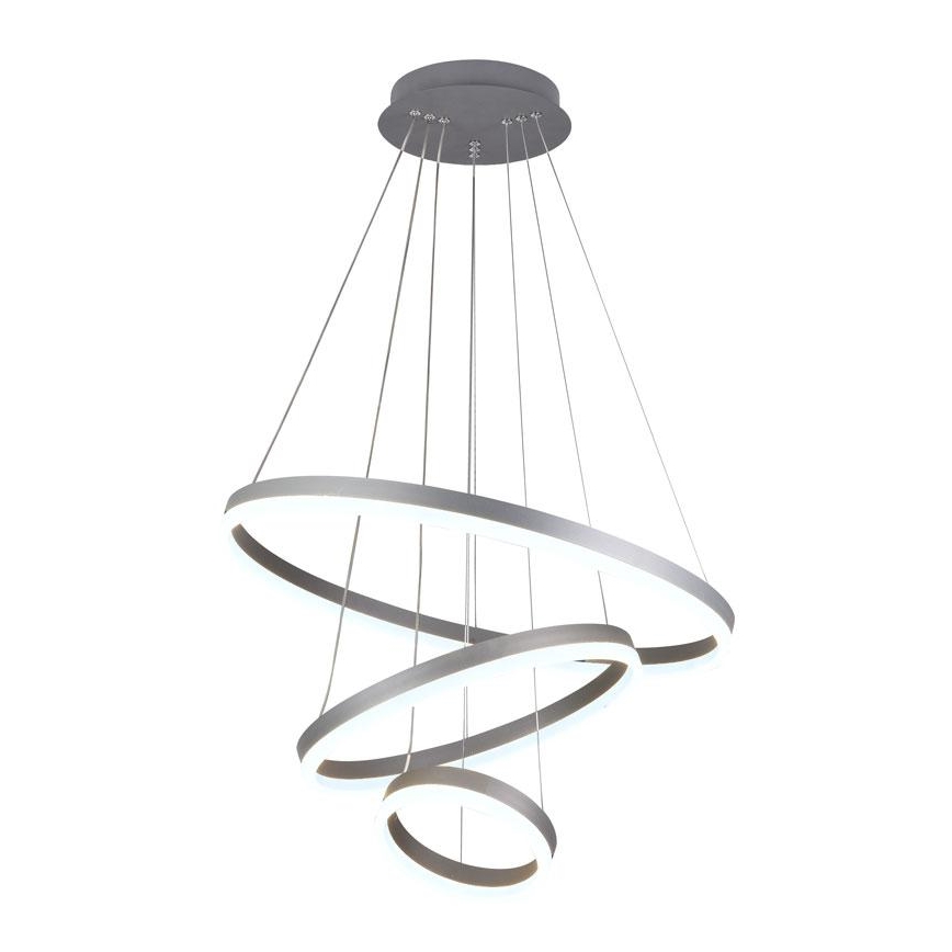 Himmennettävä LED-kattokruunu johdossa LED/85W/230V 3000-6500K halkaisija 60 cm halkaisija 60 cm + kauko-ohjaus