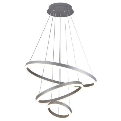 Himmennettävä LED-kattokruunu johdossa LED/85W/230V 3000-6500K halkaisija 60 cm halkaisija 60 cm + kauko-ohjaus