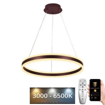 Himmennettävä LED-kattokruunu johdossa LED/85W/230V 3000-6500K + kauko-ohjaus