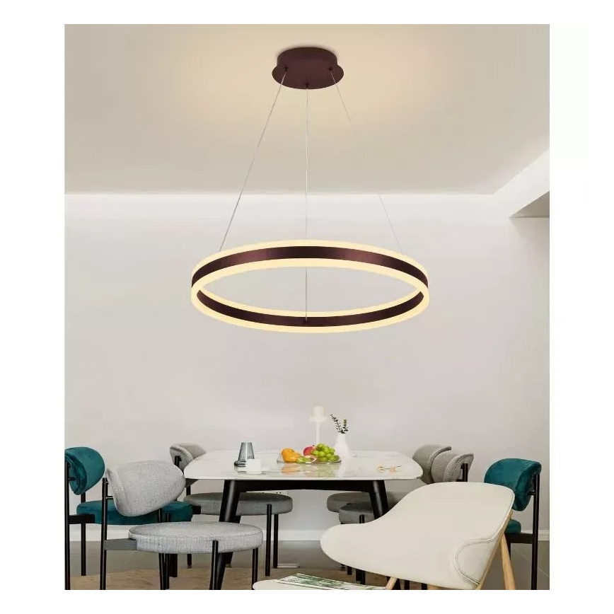 Himmennettävä LED-kattokruunu johdossa LED/85W/230V 3000-6500K + kauko-ohjaus