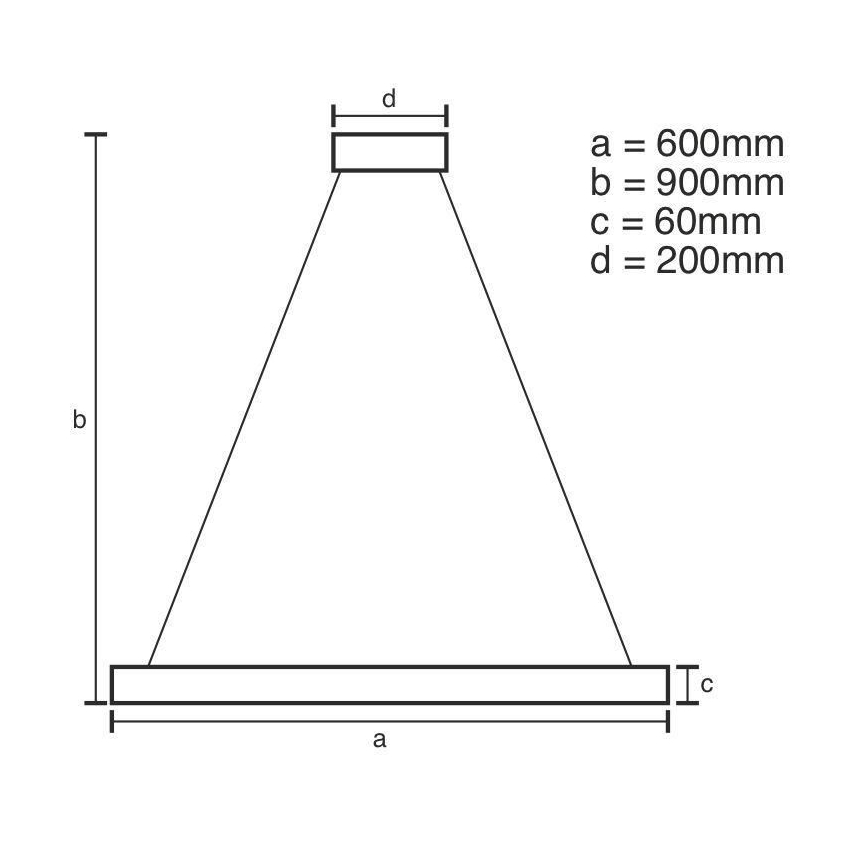 Himmennettävä LED-kattokruunu johdossa LED/85W/230V 3000-6500K + kauko-ohjaus
