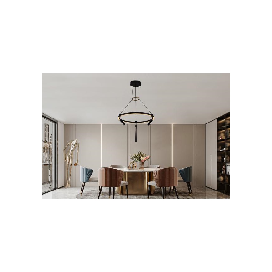 Himmennettävä LED-kattokruunu johdossa LED/85W/230V 3000-6500K + kauko-ohjaus