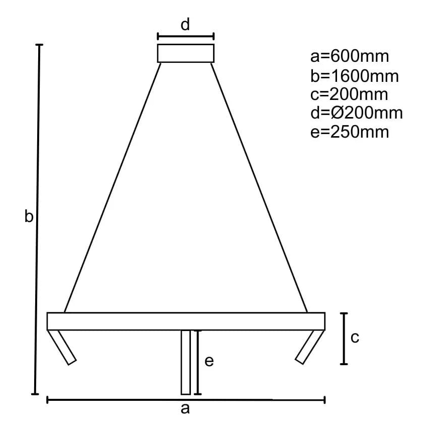 Himmennettävä LED-kattokruunu johdossa LED/85W/230V 3000-6500K + kauko-ohjaus