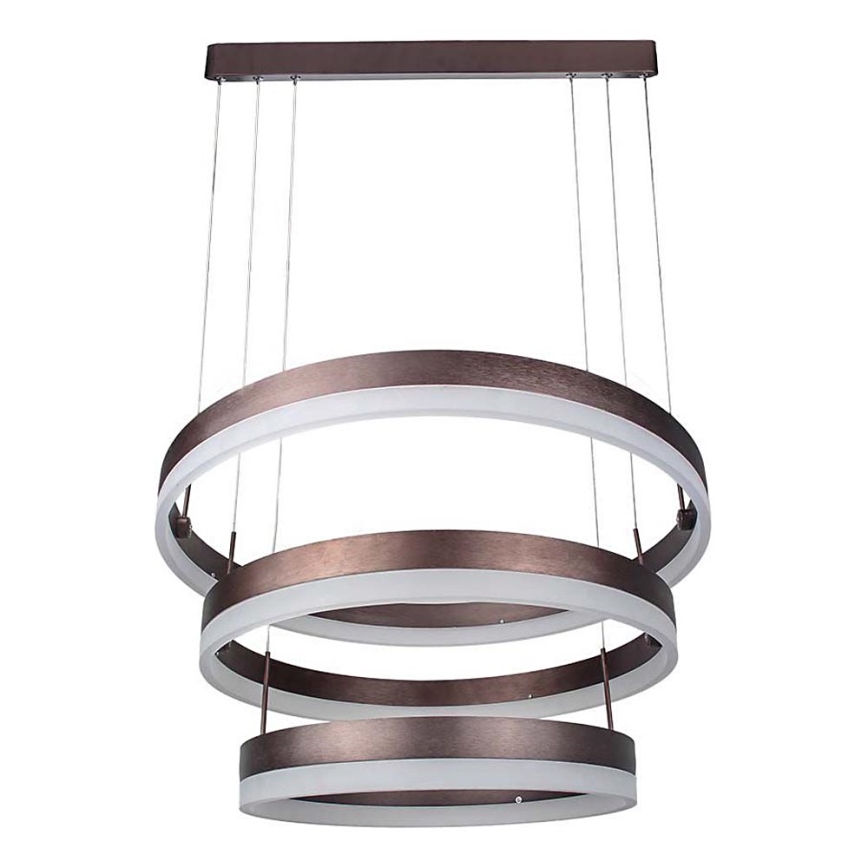 Himmennettävä LED-kattokruunu johdossa LED/86W/230V 3000K ruskea