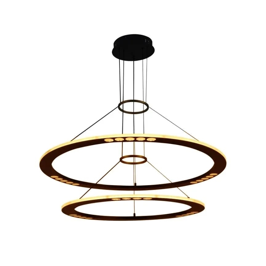 Himmennettävä LED-kattokruunu johdossa LED/90W/230V 3000-6500K + kauko-ohjaus