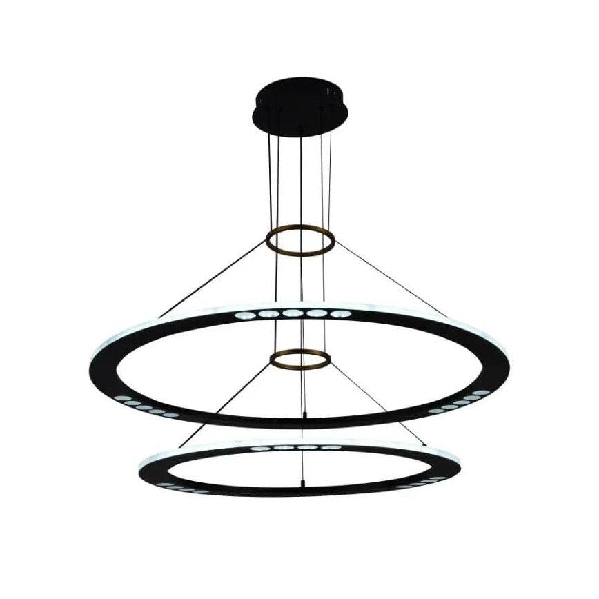 Himmennettävä LED-kattokruunu johdossa LED/90W/230V 3000-6500K + kauko-ohjaus