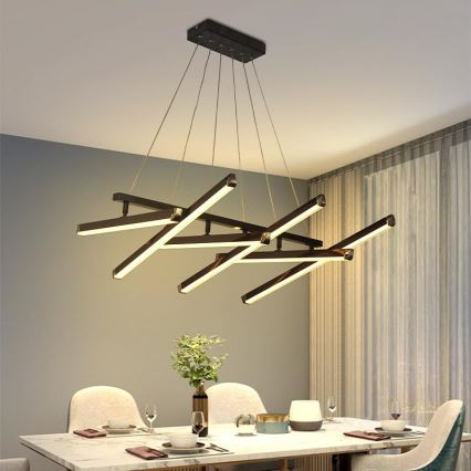 Himmennettävä LED-kattokruunu johdossa LED/90W/230V 3000-6500K + kauko-ohjaus